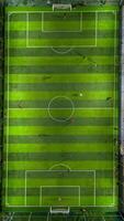 Soccer field with players. Top view of soccer field with players photo