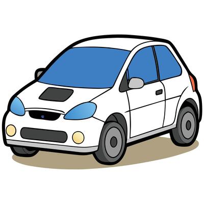 Car Art on Clean Background
