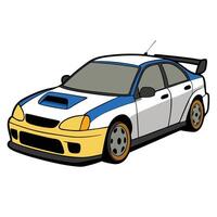 Minimal Vehicle Illustration in Style vector