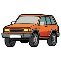 Minimalist Vehicle Design in Format vector