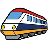 Flat Car with Simple, Elegant Lines vector