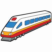 Isolated Vehicle Line Drawing in Format vector