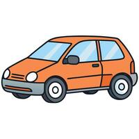 Simple Flat Vehicle Design in Art vector
