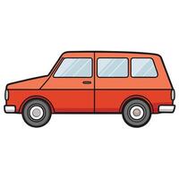 Flat Car Design with Style vector