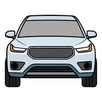 Isolated Vehicle Line Art with Clean Design vector