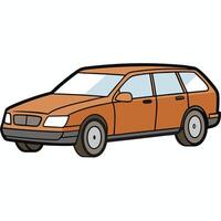 Car Design with Isolated Background vector