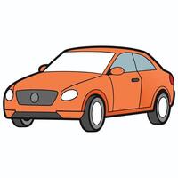 Simple Car Line Design in Style vector