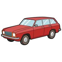 Isolated Car with White Background Design vector