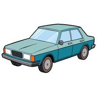 Elegant Automobile Design in with White Background vector