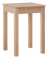 Rectangular oak chair cut out isolated transparent background png