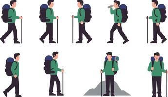 Minimal Nature Explorer Graphics vector