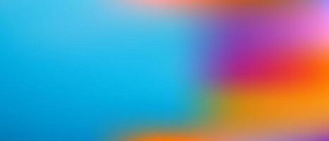 Smooth gradient transition between different colors, dominated by blue with variations of orange and purple. vector