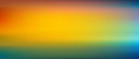 abstract blurred gradient background in warm vibrant colors modern designs. illustration of a blurred gradient background orange, yellow, and blue hues vector