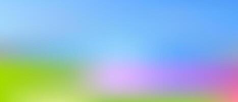 abstract gradient background in soft pastel colors of blue, green, and pink vector