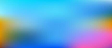 bright abstract background with blue gradient, with green and purple variations vector
