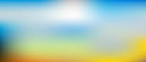 vibrant abstract background featuring a soft gradient of sky blue, lime green, and sunny yellow hues, evoking feelings of warmth, happiness, and summer vector