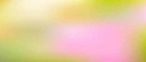 soft and dreamy gradient background with pastel hues of pink, yellow, and green. calming and serene atmosphere vector