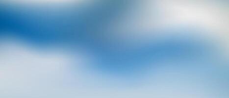 soft and dreamy blue gradient sky background. calm and serene atmosphere vector