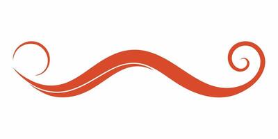 Wavy underline design element for modern decoration needs vector