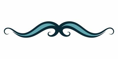 Minimal wave-style underline perfect vector