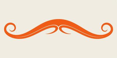 Artistic flowing underline for unique and stylish designs vector