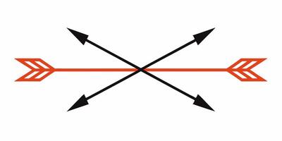 Simple arrow underline ornament perfect for modern design vector