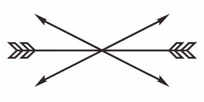 Simple arrow underline ornament perfect for design vector