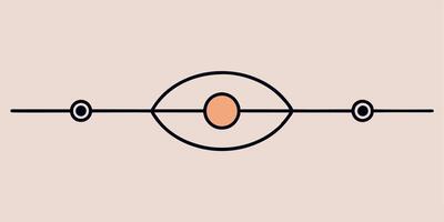 Decorative minimalist underline ornament ideal for simple designs vector