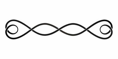 Simple and elegant underline vector