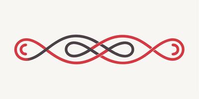 Simple and elegant underline design vector