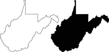 West Virginia U.S. icon design on white background vector