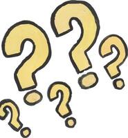 a group of question marks are shown on a white background vector