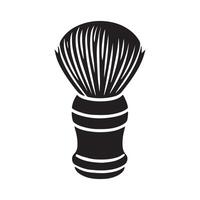 Classic Shaving Brush - Traditional Grooming Tool vector