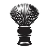 Shaving Brush - Classic Barber Shop Accessory vector