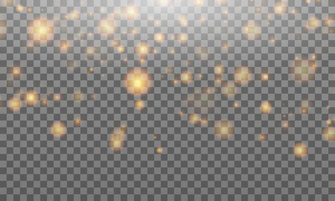 Gold Glowing Defocus Bokeh