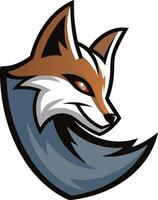Modern Fox Mascot Icon for Branding vector