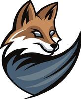 Creative Fox Mascot Logo for Website vector