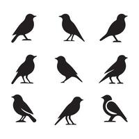 Bird Silhouette Vectors for Creative Design Projects