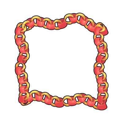 Illustration of paper chain