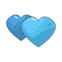 Double Heart Symbol vector