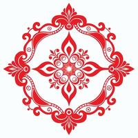 Creative Ornament design elements on a white background vector