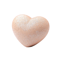 brillante 3d dorado lentejuelas formando un corazón forma, Perfecto para enamorado día o romántico amor proyectos separar aislado en un transparente antecedentes png