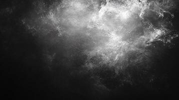 Monochrome abstract texture with smoky ethereal effect photo