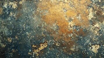 Rustic texture with golden and black abstract pattern photo