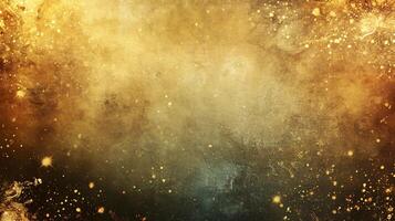 Abstract golden sparkle and texture on canvas art photo