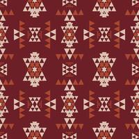 Colorful aztec southwest pattern. Aztec geometric shape seamless pattern southwestern style. Ethnic geometric pattern use for fabric, textile, home decoration elements, upholstery, wrapping. vector