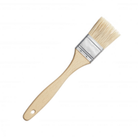 A high-quality paintbrush with a wooden handle and soft bristles for precise painting. png