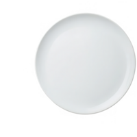 A simplistic white plate, perfect for serving various culinary delights. png