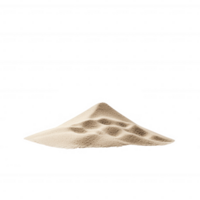 A small mound of fine sand with gentle ripples on the surface, showcasing its texture. png