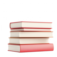A stack of colorful books representing knowledge and learning. png